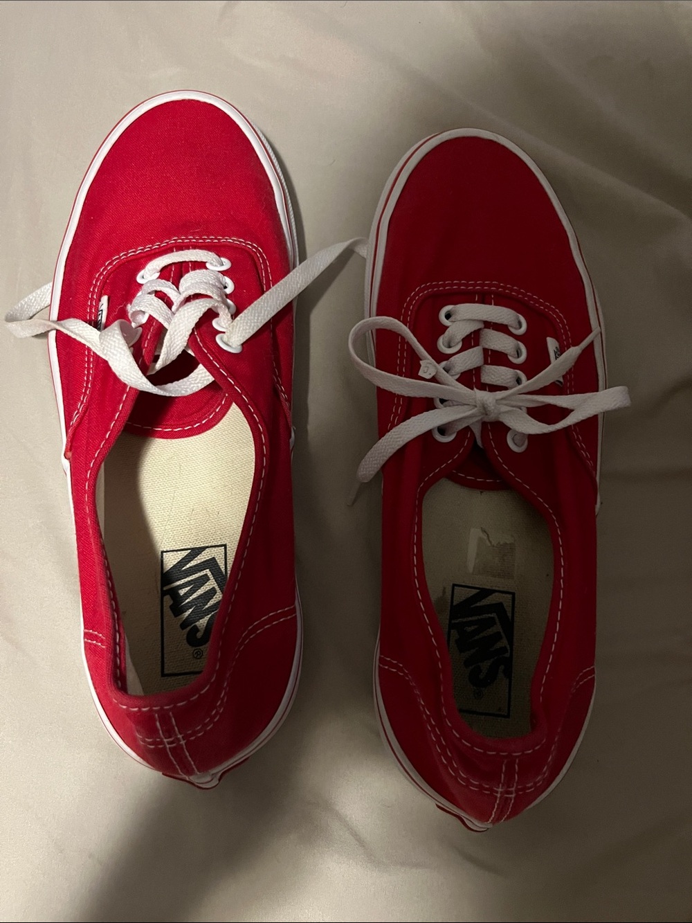 Vans Authentic Red Shoes